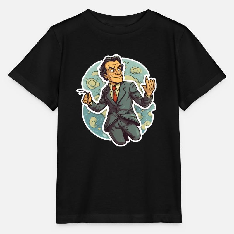 Richard Feynman - T-shirt bio MINI CREATOR Stanley/Stella Enfant - noir