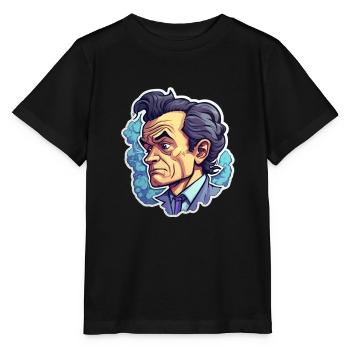 Richard Feynman - Stanley/Stella Kinder T-Shirt MINI CREATOR  - Schwarz - Vorne - Mikhail (115cm)