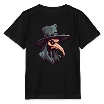 Pestdoktor Doktor Arzt - Stanley/Stella Kinder T-Shirt MINI CREATOR  - Schwarz - Vorne - Mikhail (115cm)