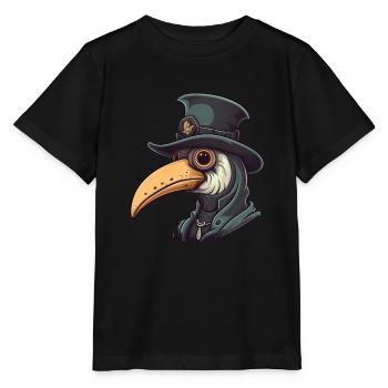 Pestdoktor Doktor Arzt - Stanley/Stella Kinder T-Shirt MINI CREATOR  - Schwarz - Vorne - Mikhail (115cm)