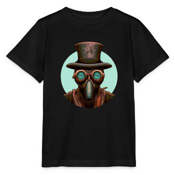 Pestdoktor Doktor Arzt - Stanley/Stella Kinder T-Shirt MINI CREATOR  - Schwarz - Vorne - Mikhail (115cm)