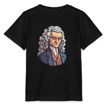 Newton - T-shirt bio MINI CREATOR Stanley/Stella Enfant - noir - Devant - Mikhail (115cm)