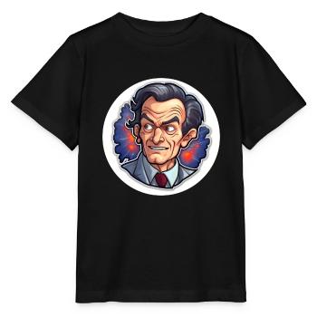 Richard Feynman - Stanley/Stella Kinder T-Shirt MINI CREATOR  - Schwarz - Vorne - Mikhail (115cm)