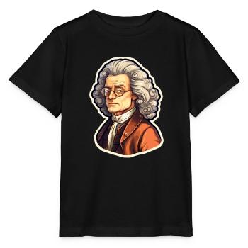 Newton - T-shirt bio MINI CREATOR Stanley/Stella Enfant - noir - Devant - Mikhail (115cm)
