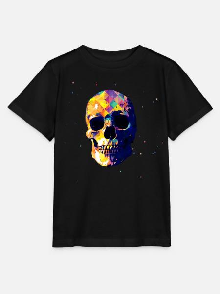 Totenkopf - Stanley/Stella Kinder T-Shirt MINI CREATOR  - Schwarz