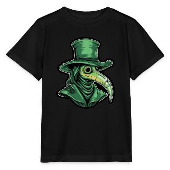 Pestdoktor Doktor Arzt - Stanley/Stella Kinder T-Shirt MINI CREATOR  - Schwarz - Vorne - Mikhail (115cm)