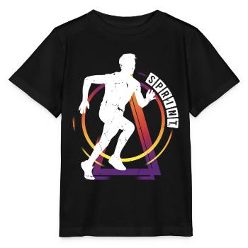 Sprint, Sprinter, Sprint, Athletics, Running - Stanley/Stella MINI CREATOR Kids’ T-Shirt - black - Front - Mikhail (115cm)