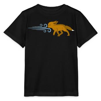 Le renard et le vent - T-shirt bio MINI CREATOR Stanley/Stella Enfant - noir - Devant - Mikhail (115cm)