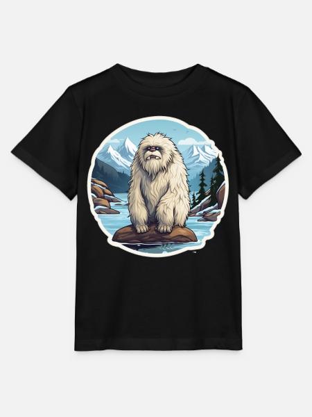 Yeti - Stanley/Stella Kinder T-Shirt MINI CREATOR - Schwarz