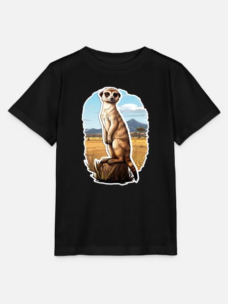 Suricate - T-shirt bio MINI CREATOR Stanley/Stella Enfant - noir