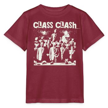 Rebel Clash Of Classes Resist Resistance - Stanley/Stella MINI CREATOR Kids’ T-Shirt - burgundy - Front - Kain (125cm)