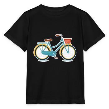 Vélo de ville - T-shirt bio MINI CREATOR Stanley/Stella Enfant - noir - Devant - Mikhail (115cm)