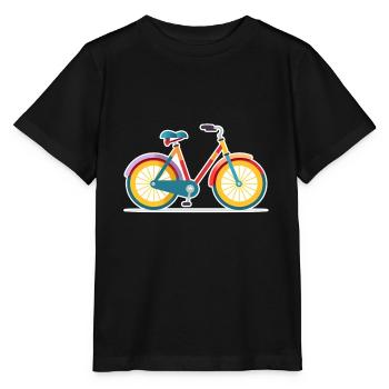 Vélo de ville - T-shirt bio MINI CREATOR Stanley/Stella Enfant - noir - Devant - Mikhail (115cm)