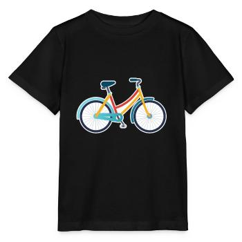 Vélo de ville - T-shirt bio MINI CREATOR Stanley/Stella Enfant - noir - Devant - Mikhail (115cm)