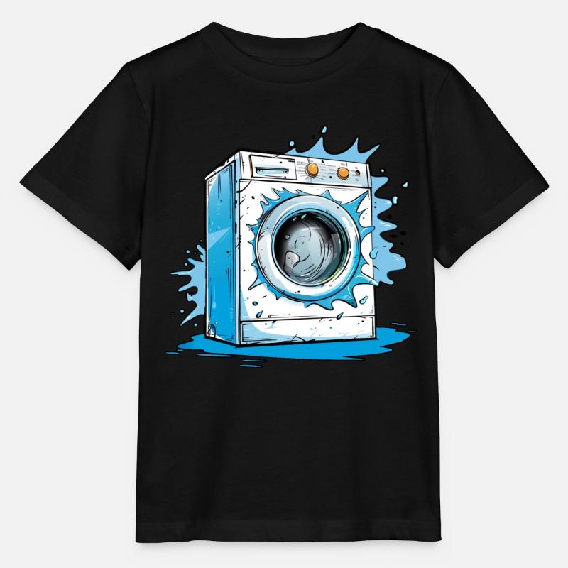 Machine à laver - T-shirt bio MINI CREATOR Stanley/Stella Enfant - noir