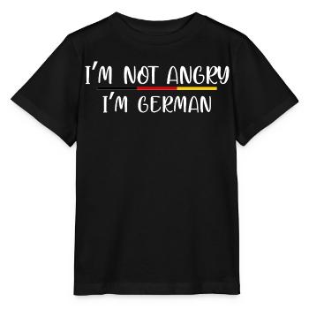 Humorous German Identity Statement - Stanley/Stella MINI CREATOR Kids’ T-Shirt - black - Front - Mikhail (115cm)