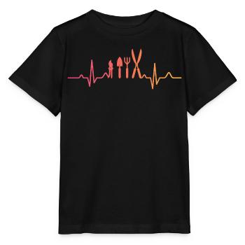 Sunset Heartbeat Gardener Planter - Stanley/Stella MINI CREATOR Kids’ T-Shirt - black - Front - Mikhail (115cm)