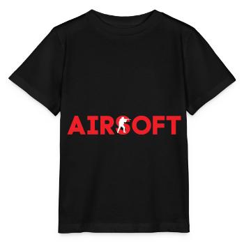 Airsoft Freizeit im Namen - Stanley/Stella Kinder T-Shirt MINI CREATOR  - Schwarz - Vorne - Mikhail (115cm)
