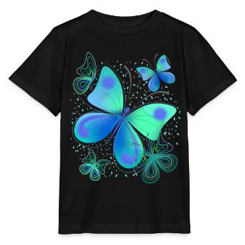 Papillon papillon - T-shirt bio MINI CREATOR Stanley/Stella Enfant - noir - Devant - Mikhail (115cm)