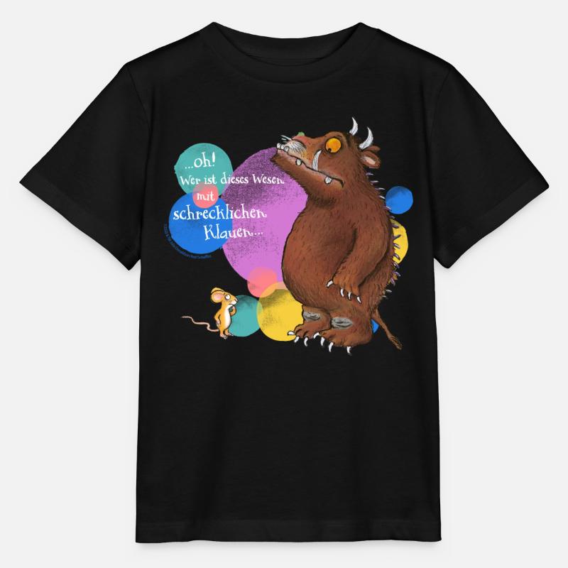 La citazione del libro Gruffalo - Maglietta per bambini MINI CREATOR di Stanley/Stella - nero