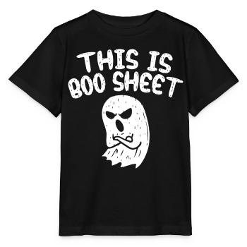 This is Boo Sheet - Stanley/Stella MINI CREATOR Kids’ T-Shirt - black - Front - Mikhail (115cm)