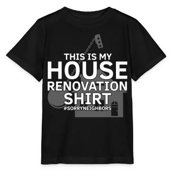 Démolition et rénovation de maisons - T-shirt bio MINI CREATOR Stanley/Stella Enfant - noir - Devant - Mikhail (115cm)