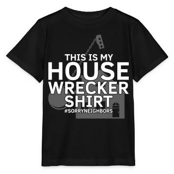 Hausabriss und Renovierungs Design - Stanley/Stella Kinder T-Shirt MINI CREATOR  - Schwarz - Vorne - Mikhail (115cm)