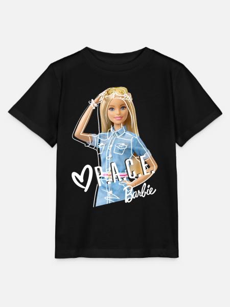Barbie Pozytywne nastawienie zmienia wszystko - Koszulka dziecięca Stanley/Stella MINI CREATOR  - czarny