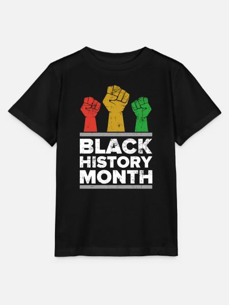 Black History Month - Stanley/Stella Kinder T-Shirt MINI CREATOR - Schwarz