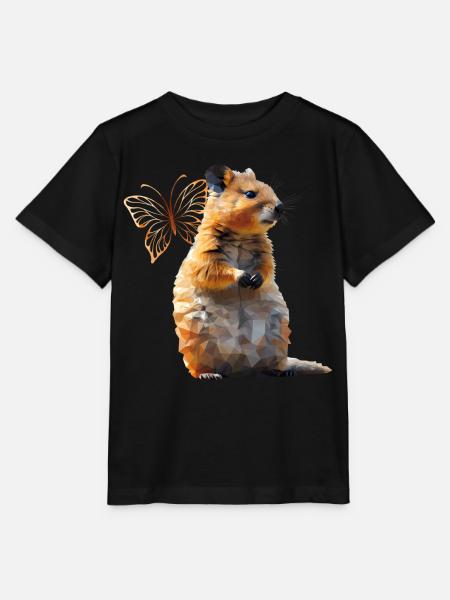 Quokka - Stanley/Stella Kinder T-Shirt MINI CREATOR - Schwarz