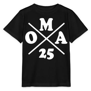 Oma 2025 - Stanley/Stella Kinder T-Shirt MINI CREATOR  - Schwarz - Vorne - Mikhail (115cm)
