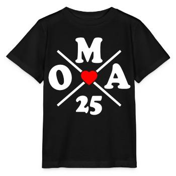 Oma 2025 - Stanley/Stella Kinder T-Shirt MINI CREATOR  - Schwarz - Vorne - Mikhail (115cm)