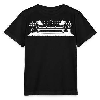 Retro Sofa Design – Möbel mit Stil - Stanley/Stella Kinder T-Shirt MINI CREATOR  - Schwarz - Vorne - Mikhail (115cm)