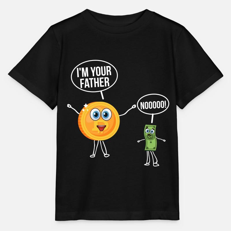 Bitcoin - T-shirt bio MINI CREATOR Stanley/Stella Enfant - noir