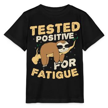 Tested positive for fatigue - Stanley/Stella MINI CREATOR Kids’ T-Shirt - black - Front - Mikhail (115cm)