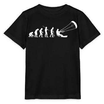 Kitesurfen Kitesurf Kitesurfer Kiteboard - Stanley/Stella Kinder T-Shirt MINI CREATOR  - Schwarz - Vorne - Mikhail (115cm)