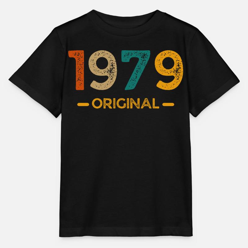 1979 Original - T-shirt bio MINI CREATOR Stanley/Stella Enfant - noir