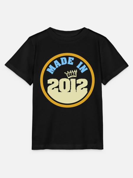 Made in 2012 - Stanley/Stella Kinder T-Shirt MINI CREATOR  - Schwarz