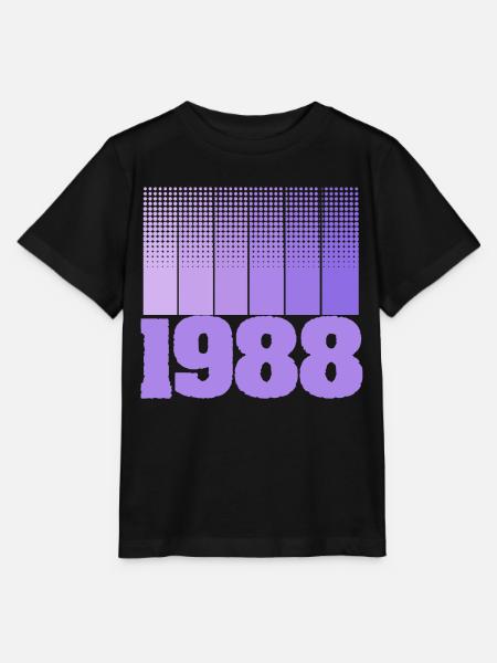 Jahr 1988 - Stanley/Stella Kinder T-Shirt MINI CREATOR - Schwarz