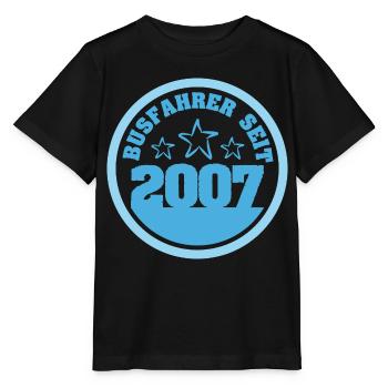 2007 - Stanley/Stella Kinder T-Shirt MINI CREATOR  - Schwarz - Vorne - Mikhail (115cm)