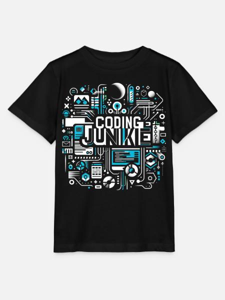 Coding Junkie 16 - Stanley/Stella Kinder T-Shirt MINI CREATOR  - Schwarz