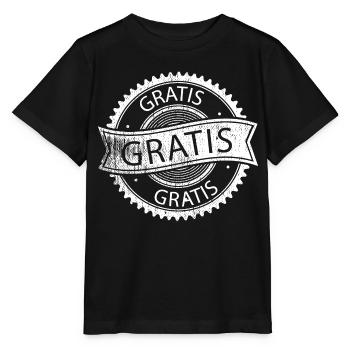 Autocollants gratuits - T-shirt bio MINI CREATOR Stanley/Stella Enfant - noir - Devant - Mikhail (115cm)