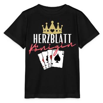 Sweetheart Queen - Stanley/Stella MINI CREATOR Kids’ T-Shirt - black - Front - Mikhail (115cm)