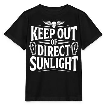 Keep out of direct sunlight! Vampire Goth Emo - Stanley/Stella MINI CREATOR Kids’ T-Shirt - black - Front - Mikhail (115cm)