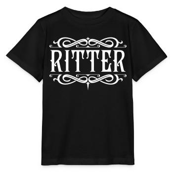 Ritter - Stanley/Stella Kinder T-Shirt MINI CREATOR  - Schwarz - Vorne - Mikhail (115cm)