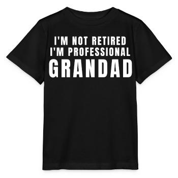 Professional Grandad - Stanley/Stella MINI CREATOR Kids’ T-Shirt - black - Front - Mikhail (115cm)
