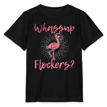 Lunettes de soleil Flock Summer Vacation Droits - T-shirt bio MINI CREATOR Stanley/Stella Enfant - noir - Devant - Mikhail (115cm)