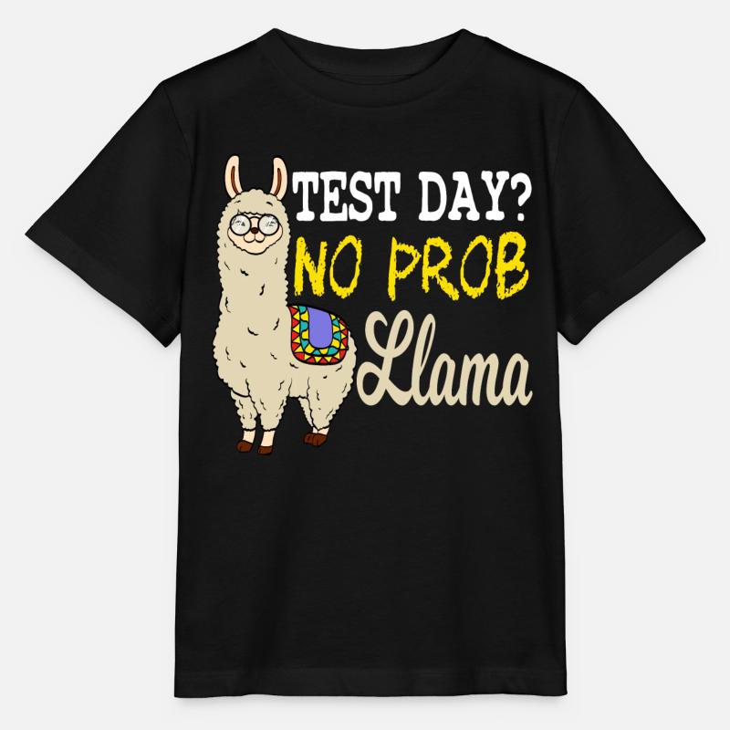 Journée de test? No Prob Llama Shirt With A Cute - T-shirt bio MINI CREATOR Stanley/Stella Enfant - noir