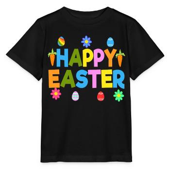 Le cadeau parfait pour ceux qui aiment Pâques et - T-shirt bio MINI CREATOR Stanley/Stella Enfant - noir - Devant - Mikhail (115cm)