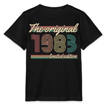 ST 1983 L’édition limitée originale - T-shirt bio MINI CREATOR Stanley/Stella Enfant - noir - Devant - Mikhail (115cm)
